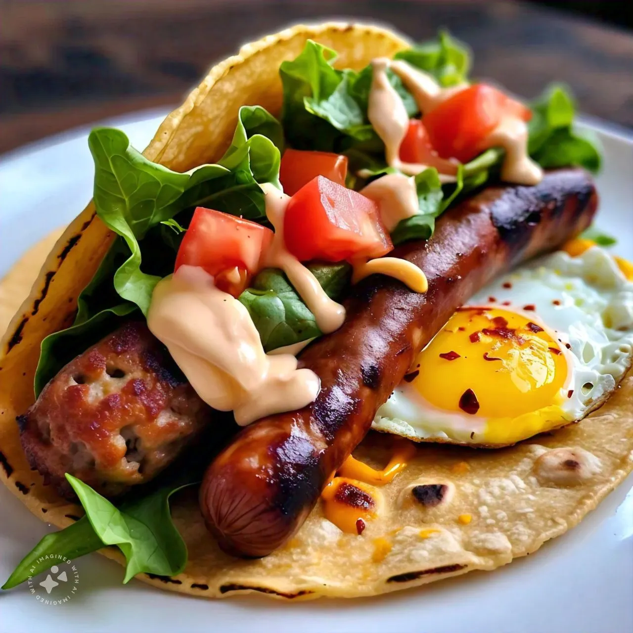 Sausage Breakfast Taco